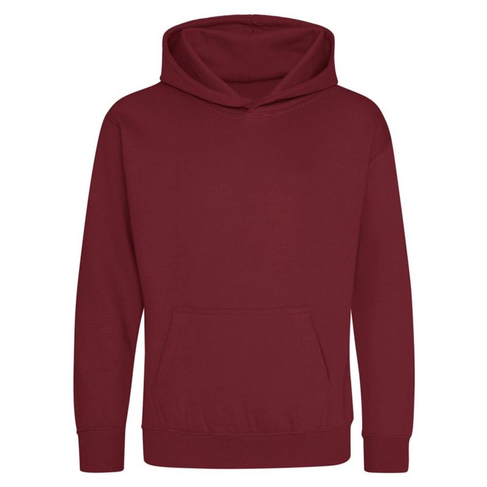 Awdis Childrens/Kids Hoodie / Red Hot Chilli